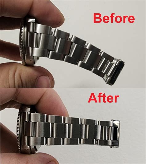 can you fix a stretched rolex bracelet|rolex band stretch repair near me.